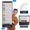 Essex Wares - 13 Pocket Daily Schedule Pocket Chart, Ultra-Durable Visual Schedule for Kids - Easy to Use, Reble Daily Schedule for Kids - Reversible