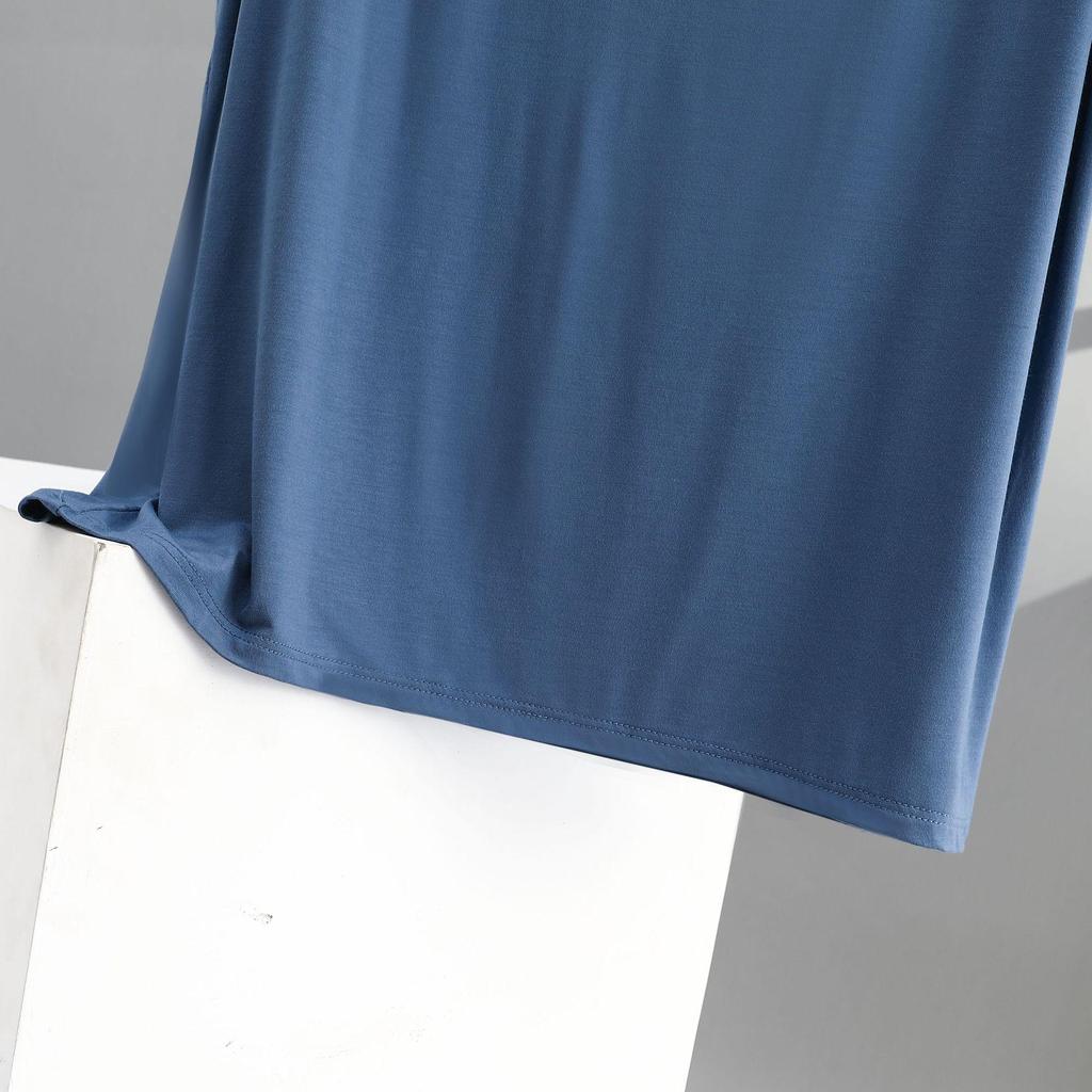 Herren Schnelltrocknendes Modal Eis-Seide Ärmelloses Tanktop für Sommer-Fitness