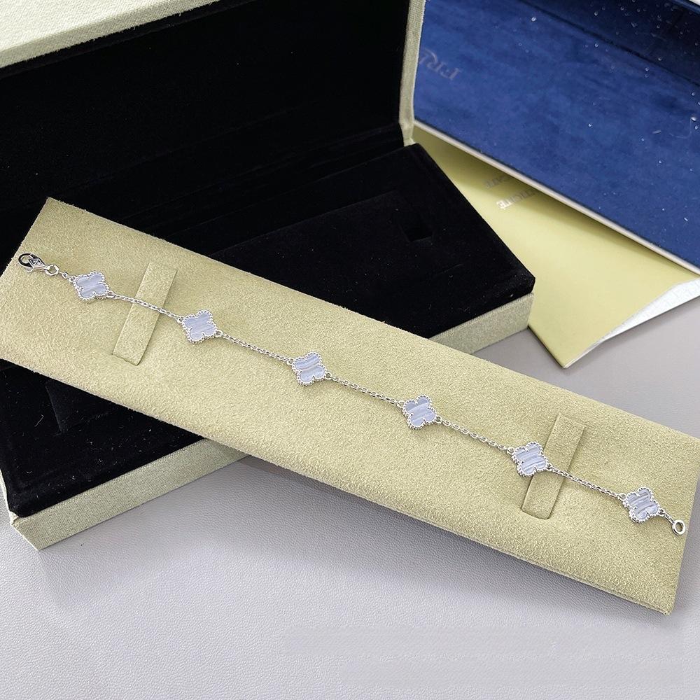 Four-leaf Clover Mini Six-flower Bracelet Classy Luxury Women's Bracelet