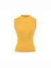 Elegant Korean Sleeveless High Neck Knit Vest for Women - 2026 Summer Slim-fit Top