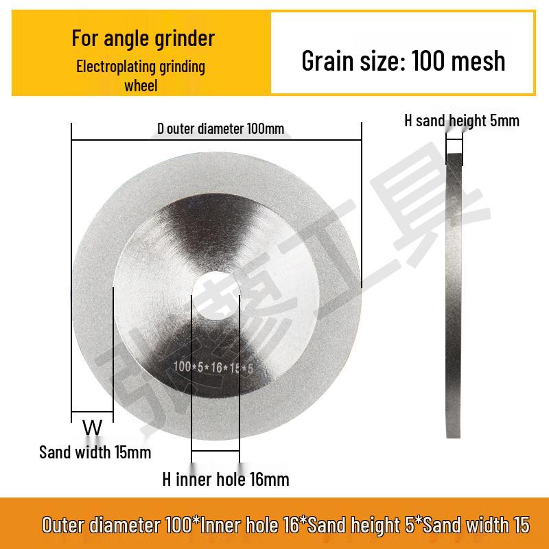 Diamond Alloy Bowl-Shaped Grinding Wheel for Tungsten Steel, Alloy Steel, and Ceramic Milling Cutter.