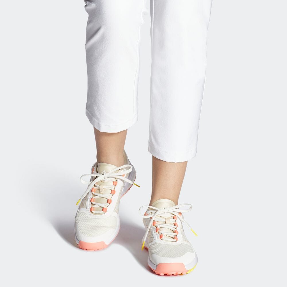 Adidas ZOYSIA GOLF Footwear White Shoes & Footwear Sports Shoes Ladies GV9398 Footwear White/Core Black/Coat Green