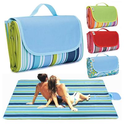 600d mata piknikowa na świeżym powietrzu odporna na zużycie tkanina Oxford przenośna mata plażowa koc na kemping piesze wycieczki