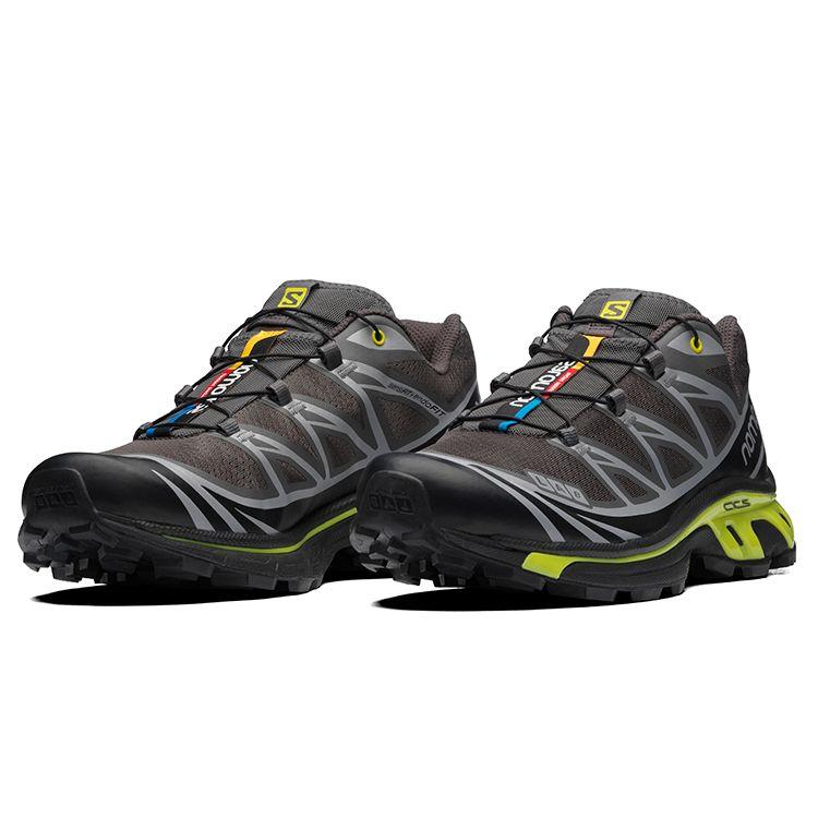 SALOMON XT-6 Trendy Cushioning Low-Top Outdoor Functional Shoes Unisex Shoes Black 416870