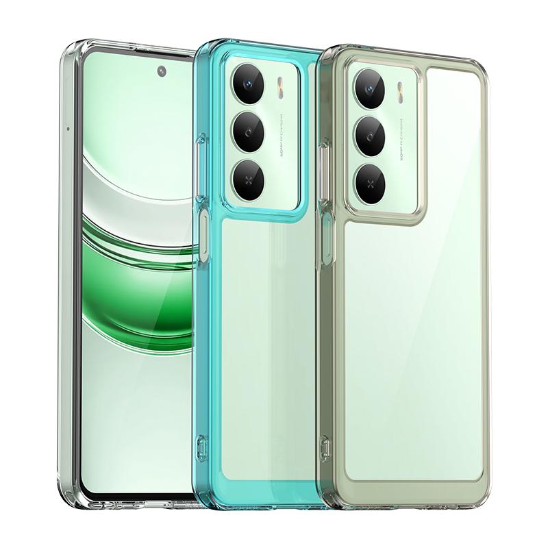 For Realme 14X Global Case Realme 14X Global Cover TPU Clear PC + Silicone Shockproof Protective Phone Cover Realme 14X Global