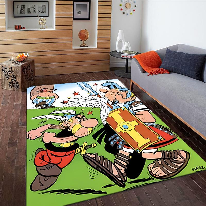 Asterix Friends  Carpet, Kitchen Rugs, Yoga Mat, Non-Slip Mats, Rug for Bathroom, Living Room Bedroom, Camping Rugs Christmas Gift
