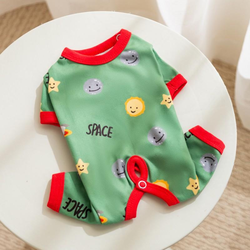 Thickened Four-Legged Dog Pajamas Small To Medium Breeds Winter Warm Pet Clothing Casual Style