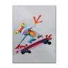 Cute Frog Graffiti Art Canvas Painting Abstract Animals Posters And Prints on Canvas Wall Art Picture For Home Living Room De