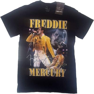 Freddie Mercury Unisex Erwachsenen Live Hommage T-Shirt