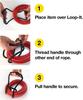 Wire And Water Pipe Storage, Hand-held Binding Strap, Rope