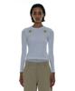 PARTIMENTO WOMEN Amore 93 Printed Long Sleeve Tee_White