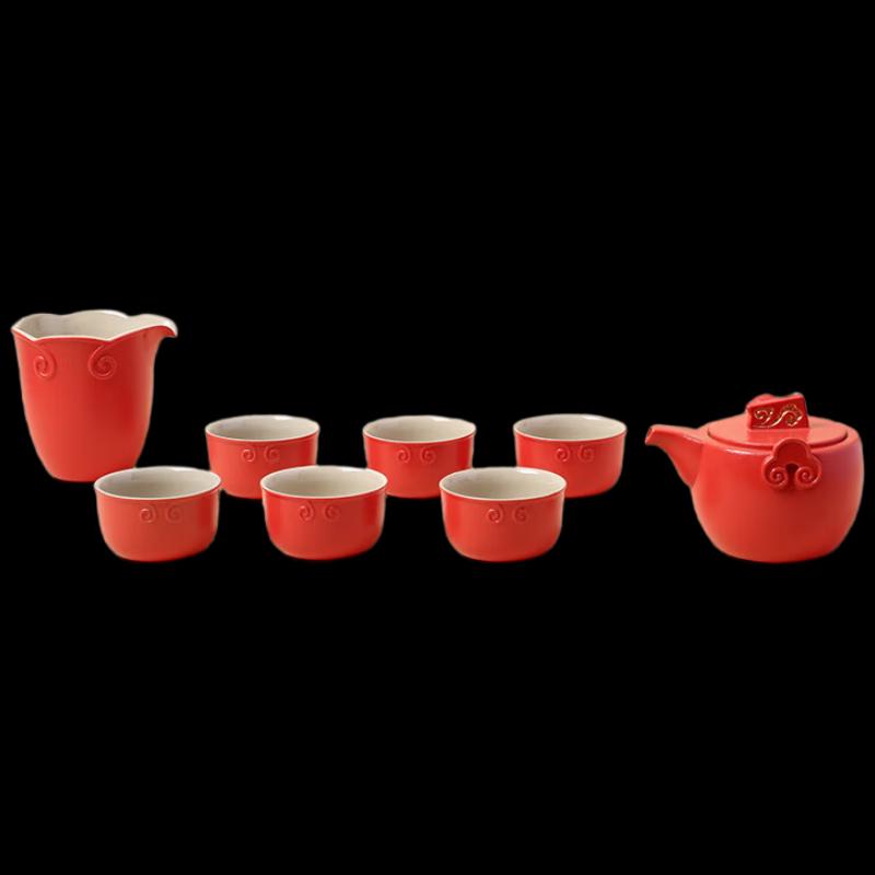 Lu Bao Traditional Chinese Ceramic Tea Set