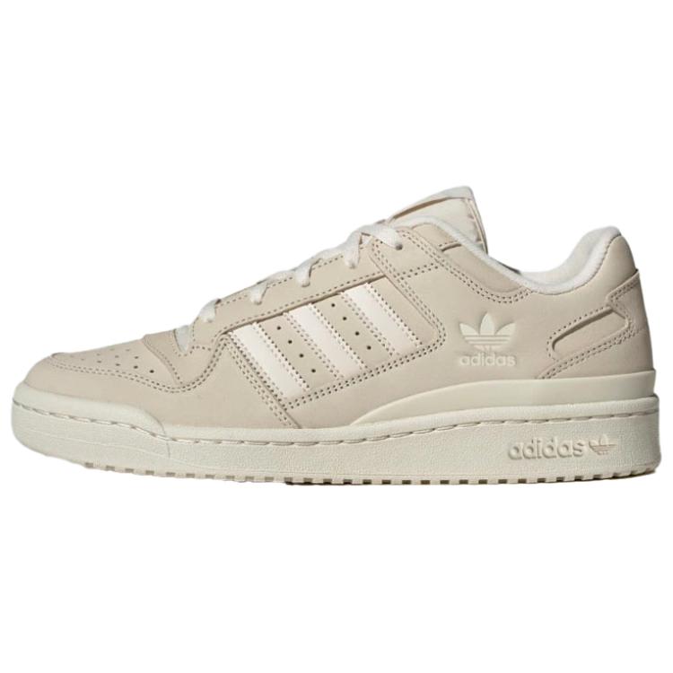 adidas Forum Low CL Wonder White Unisex Sneakers Tan JR8075 42⅔