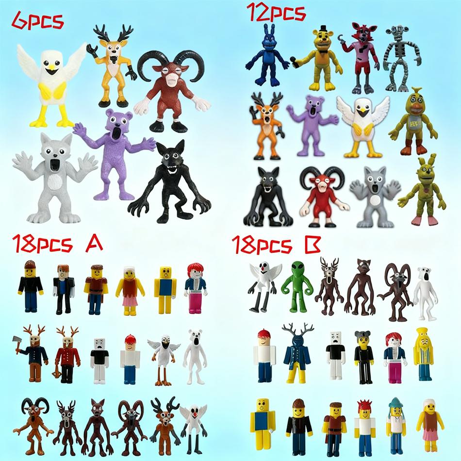 Nuevo 99 Noches En El Bosque Figuras Juguete 99 Noches Figuras Figura Búho Ciervo 99 Noches En El Bosque Figura JugueteNavideño Regalo