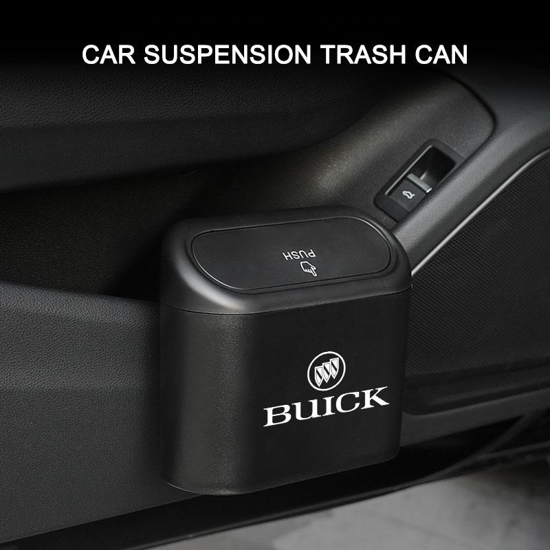 Car Vehicle Case Storage Box Black ABS Square Pressing Trash Can For Buick Verano Velite Lesabre Riviera Avenir GL6 GL8 Envision Excelle