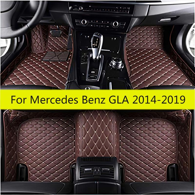 Car Floor Mats For Mercedes Benz GLA  2018 2017 2016 2015 2014 Carpets  Auto Styling Interior Accessories Foot Pads
