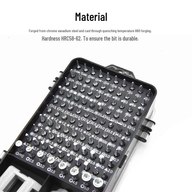 115-teiliges Multifunktions-Schraubendreher-Set für Haushalt, Mobiltelefon, Computerreparatur