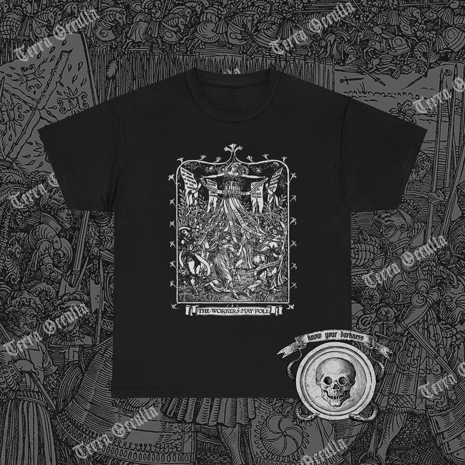 Workers Maypole Shirt, Anti Capitalism, Walter Crane, Workers Rights, Class War S