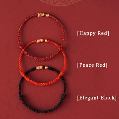Handgeflochtenes Koi-Fisch-Glücksarmband, handgewebter Armreif für Frauen, beste Freunde, Liebhaber, größenverstellbares Armband, Geschenk
