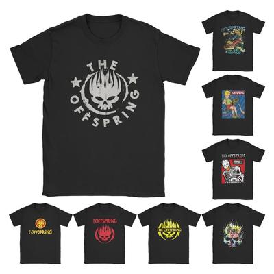 Punk The Offspring Funny T-Shirt for Men Funny 100% Cotton Tees O Neck Short Sleeve T Shirt Printed Merch