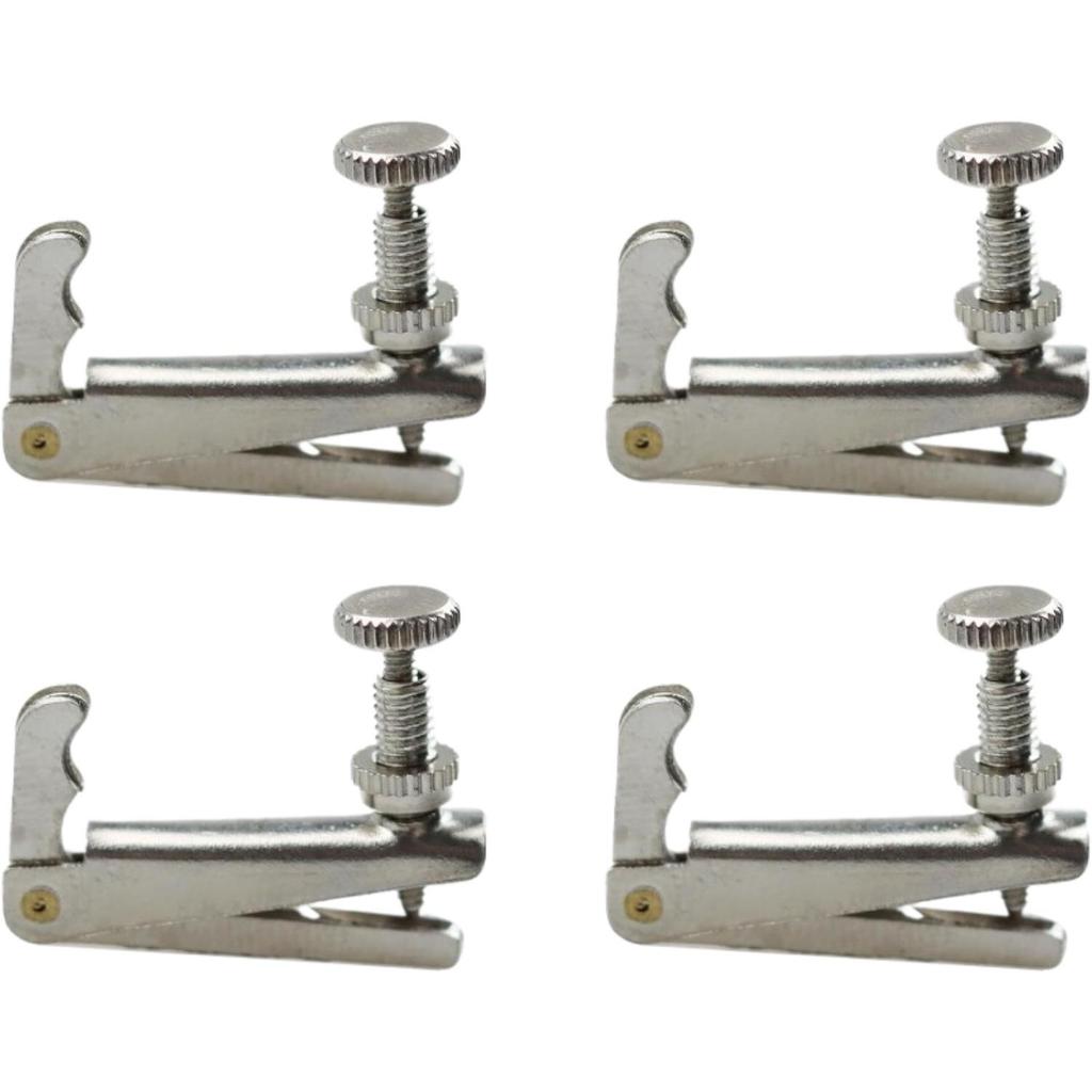 White Violin Fine Tuner Tailpiece