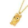 Porti Solid Gold 24k 1.875g Horse Zodiac Necklace