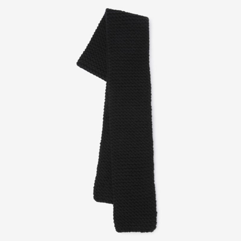 LUVM KNIT MUFFLUR_BLACK