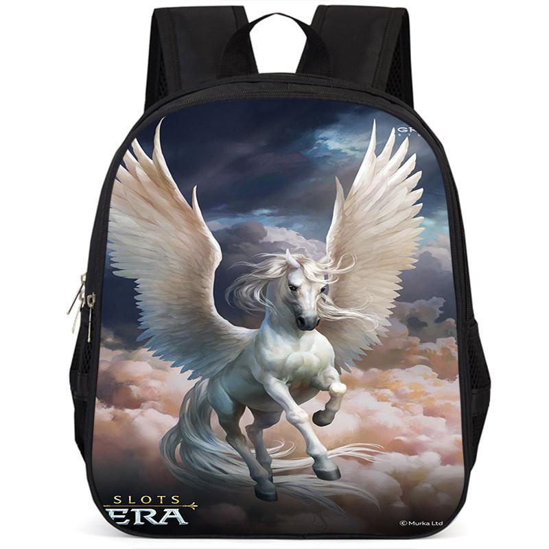 Durable Large Capacity 15-inch Oxford Cloth School Backpack For Kids Unisex