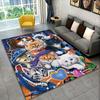 1pc 800g/m2 Crystal Velvet Anti-slip Animal Cat Chair Carpet Living Room Mat Bedroom Polyester Rugs