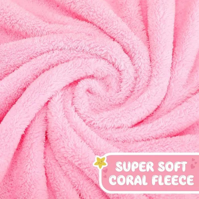 1~3PCS Cartoon Animal Baby Bath Towels Soft Newborn Hooded Towel Blanket Toddler Bathrobe Warm Sleep Swaddle Wrap Boys and Girls