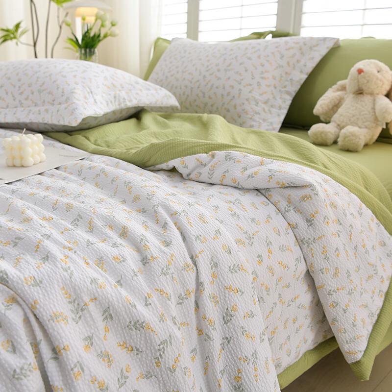 Oeny Seven Mile Fragrance Seersucker Summer Quilt