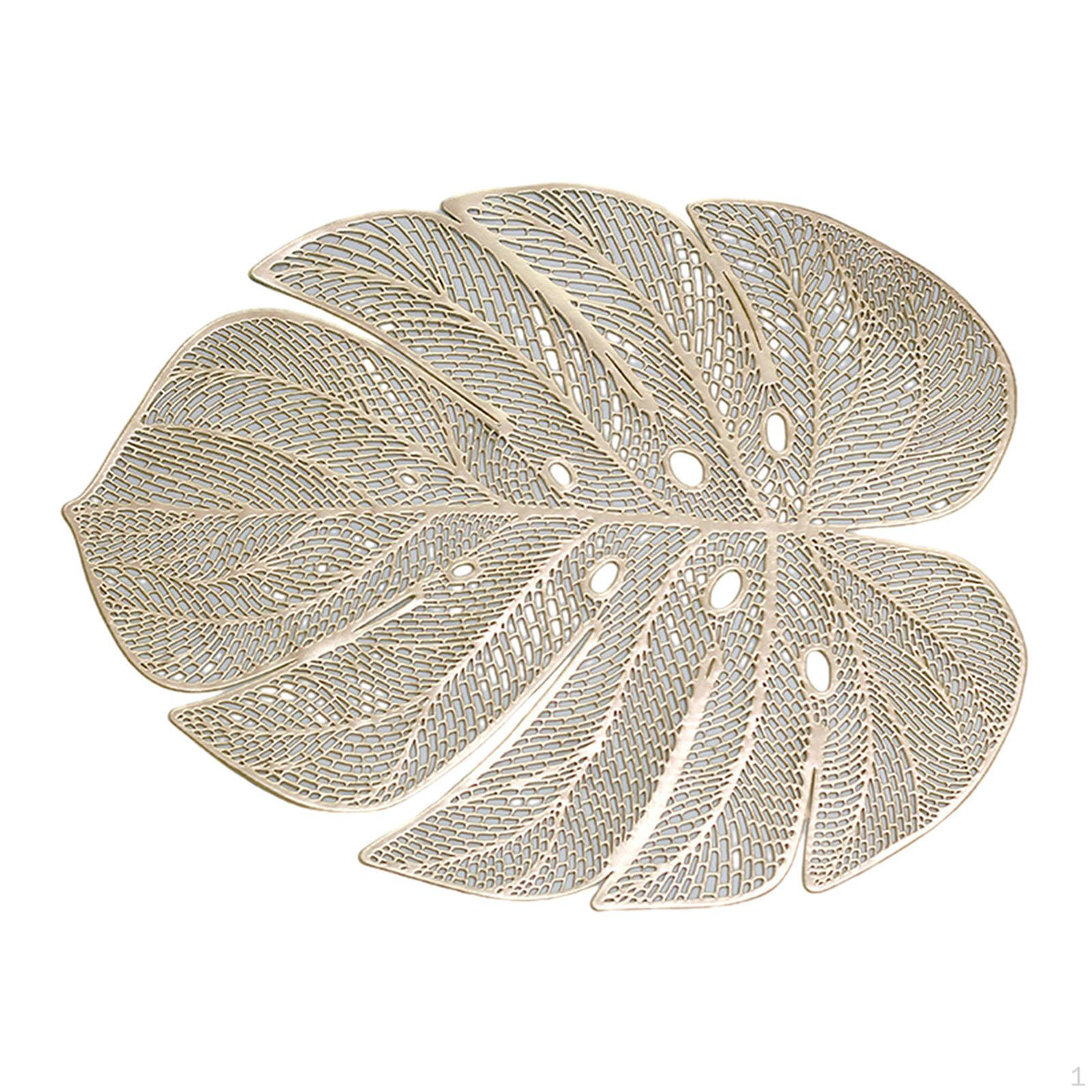 

Декоративная ПВХ-подложка для обеденного стола, в форме листа, теплоизоляционная,