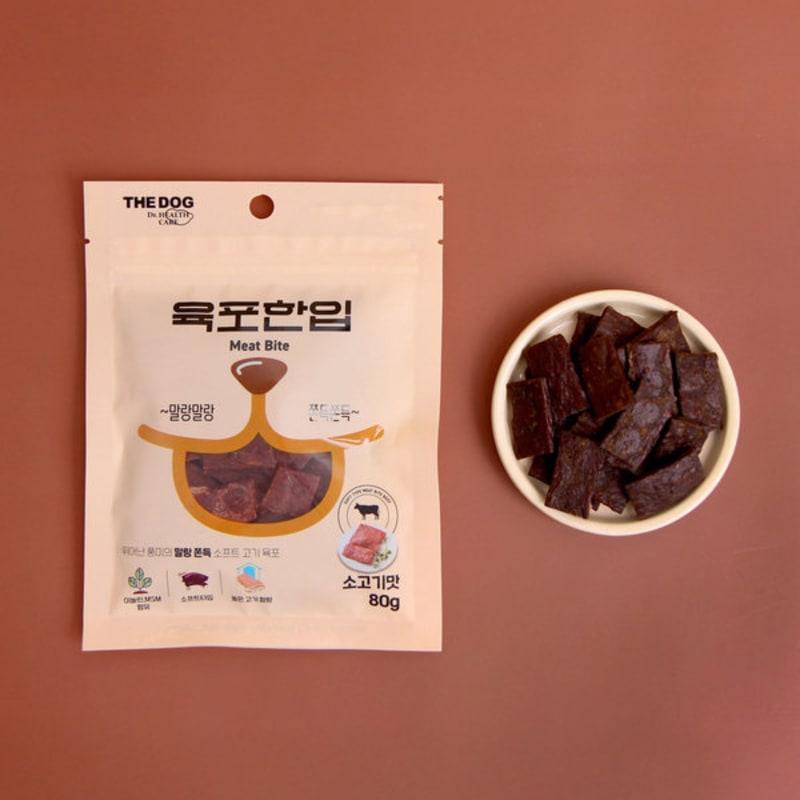 

[Pet] The Dog Jerky Bite 80 G Beef