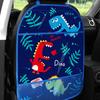1PCS Car Seat Back Cover Protector For Kids Cartoon Car Anti Kick Mat With Bag Waterproof Car Seat Back Protector Anti Kick Pad