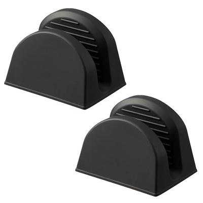 Yamazaki Magnetisk Silikon Set av x D7 x Diskmaskin Flytande Förvaring 1958 Grytlappar, 2, Svart, B9.2 H7.2cm (varje), Torn, Säkerhetsskåp, Vantar,