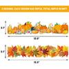 Fancy Land Pumpk Maple Leaves Bulletin Board Border Fall Border Trim for Classroom 68ft