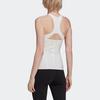 Adidas Solid Color Sports Tank Top Women Tops White GU9468