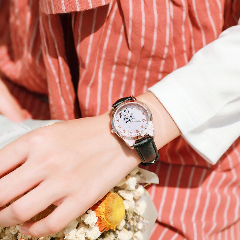 BK44 Fashion Children's Pointer Quartz Watch for Girls Waterproof Night Light 5-15 Year Old Elementary School Girls' Watch