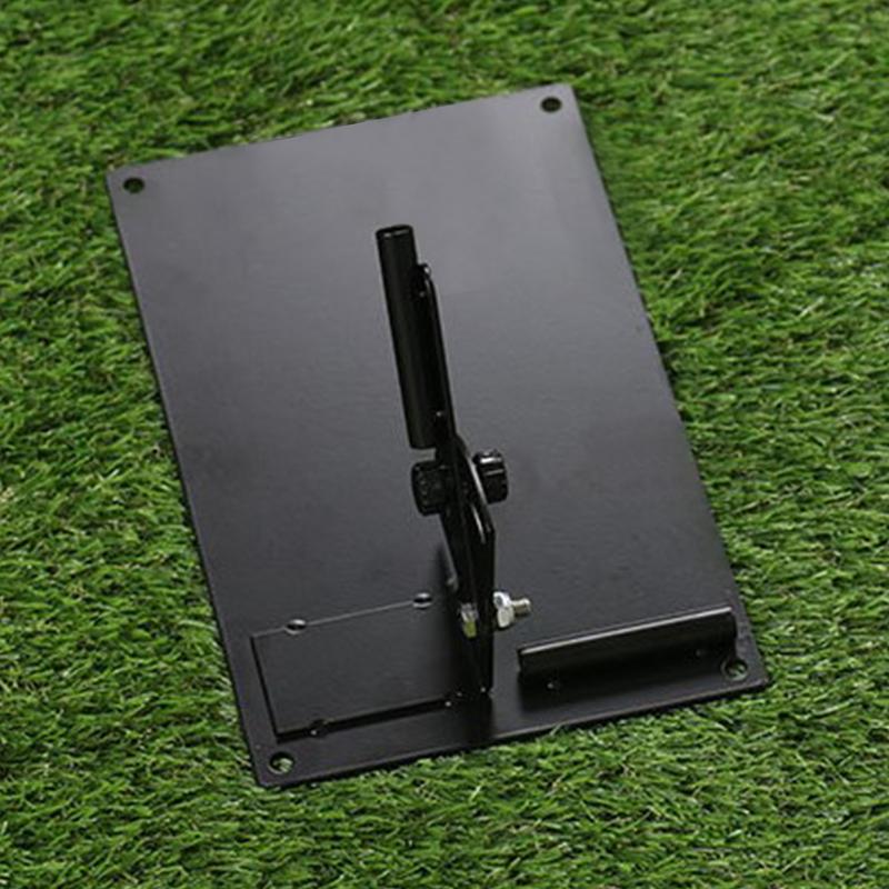 Golf Alignment Stick Holder Swing Practice Plate Plane Trainer Training Aid Alignment Stick Base