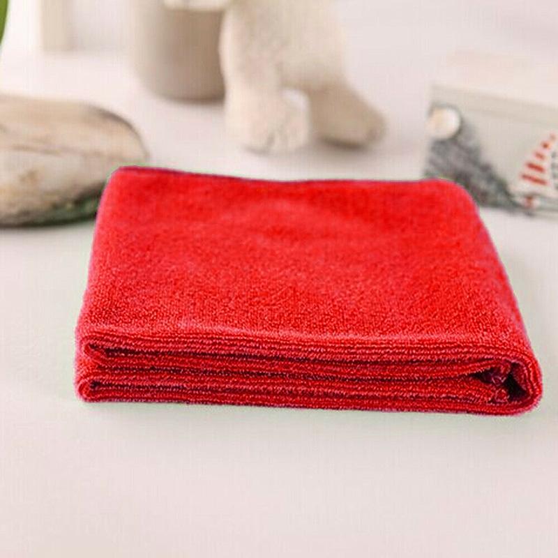 Shower Towels 10Pcs Microfiber Polyester Cleaning Cloth Bathroom Accessories