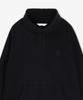 Saseukwachipaebeuligseu High-Neck Fleece Sweatshirt - Black / 24Awcss00703