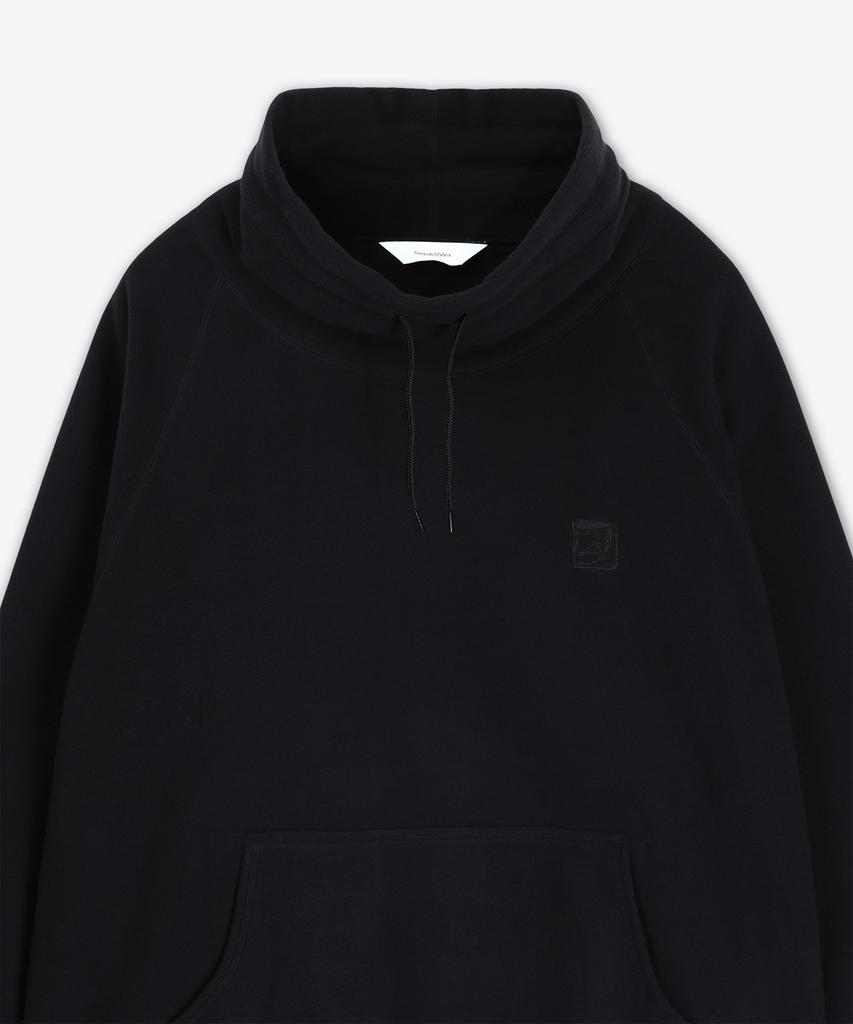 Saseukwachipaebeuligseu High-Neck Fleece Sweatshirt - Black / 24Awcss00703