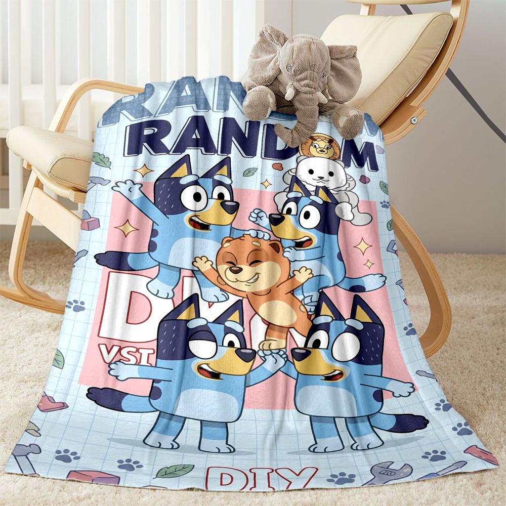Bluey 50 Blanket Soft & Cozy Suitable for Seaside Bedding Office for All Occasions Stylish Decor Ideal Gift for Friends Family Couples Picnic