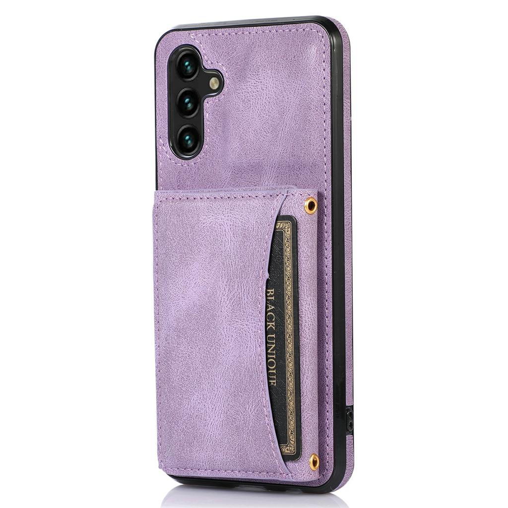 For Samsung Galaxy A16 4G/5G Phone Case Tri-Fold Wallet Kickstand PU Leather+TPU Back Cover