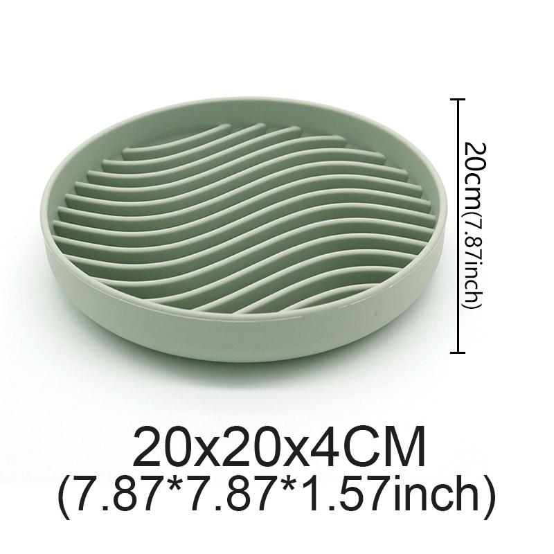 Ciotola per cibo per cani anti-soffocamento per animali domestici Forniture per animali Ciotole per l'alimentazione in silicone Tappetino antiscivolo Piatto per leccare distratto Posate