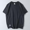 from Foreign Trade Export: Men's American Retro Short-Sleeve T-Shirt, Summer Pure Cotton, Vintage-Style, Round Neck, Solid Color, Loose Fit, Trendy