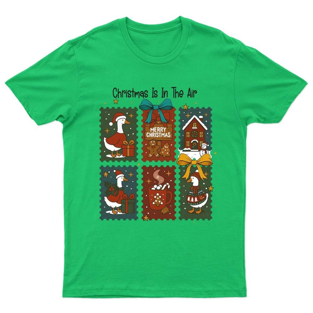 Christmas Is In The TShirt Unisex Gift Retro Seasonal Funny Xmas Santa Unisexs S