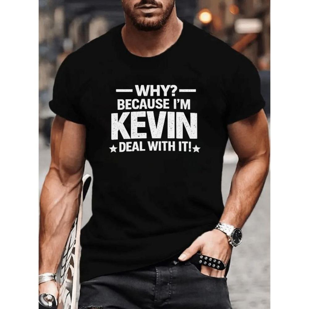

European Size Fun Question-and-answer Style Print Design, Highlighting the Theme Trend of Names, Spring New Release, Simple and Fashionable Men XXXXXL чорний