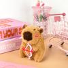 Capybara Cupid Plush Stuffed Toy Animal Doll Couple Keychain Birthday Gifts