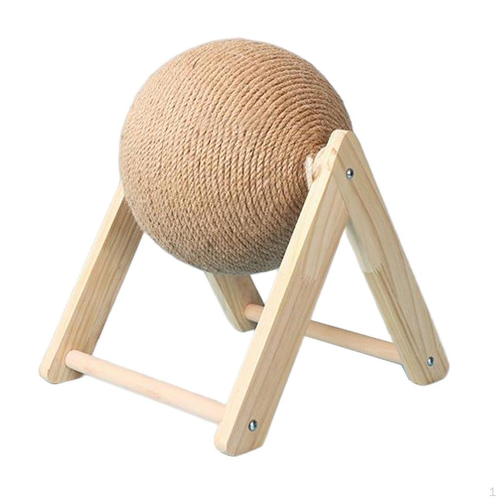 Sisal Cat Scratch Ball, Scratching Toy, Wear-resistant Interactive Pet Toy